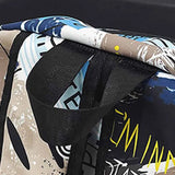 Graffiti Smiley Letter Printing Laptop Capacity Backpack