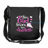 Axolotl Graphic Print USB Charge Backpack Men Women Travel Laptop Bag