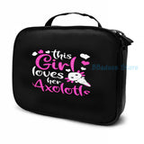 Axolotl Graphic Print USB Charge Backpack Men Women Travel Laptop Bag