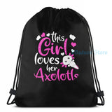 Axolotl Graphic Print USB Charge Backpack Men Women Travel Laptop Bag