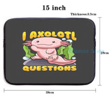 Axolotl Pun Print USB Charge Backpack for School and Travel