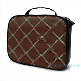 Vintage Amp Print USB Charge Backpack School Travel Laptop Bag