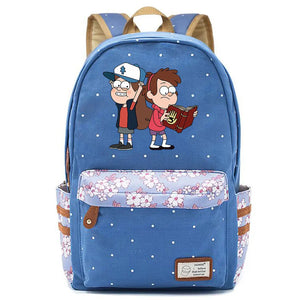 Gravity Falls Backpack School Bag for Teen Girls