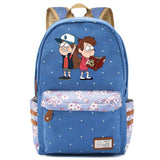 Gravity Falls Backpack School Bag for Teen Girls