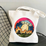 Great Wave shopping bag shopper bolsa handbag eco bolso jute bag bag