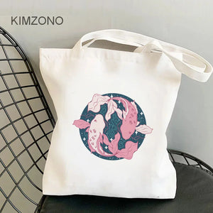 Great Wave shopping bag shopper bolsa handbag eco bolso jute bag bag