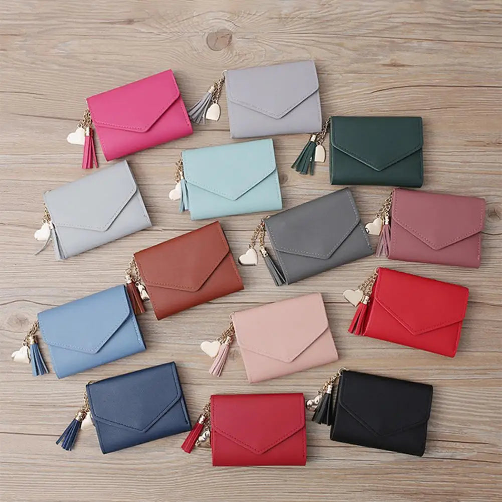 Women's Slim Wallet Minimalist Purse 14 Colors