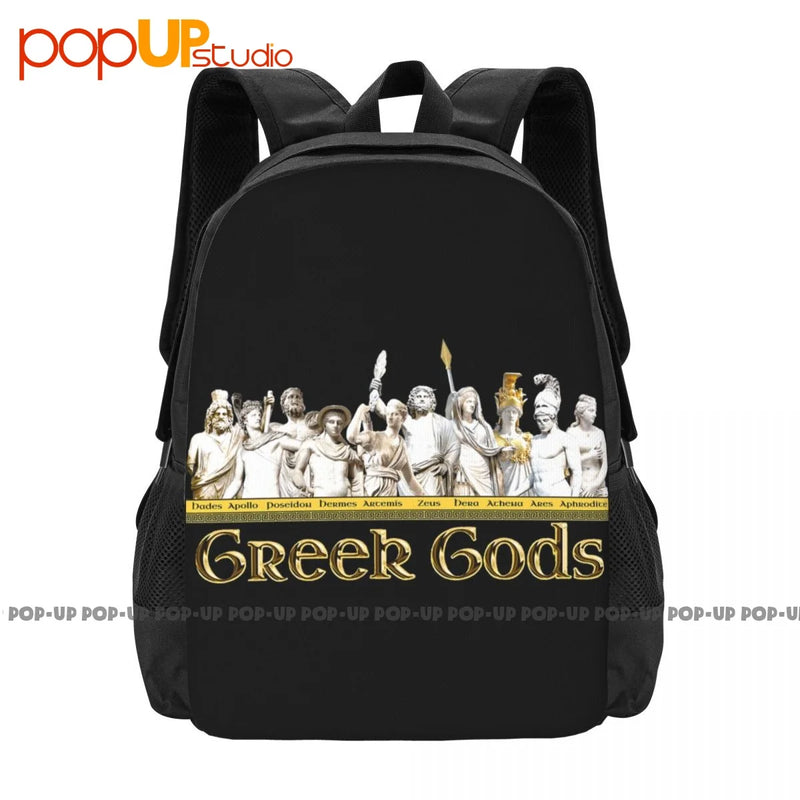 Greek Gods Graphic Backpack Large Capacity Print Beach Bag