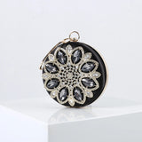 Green Crystal Clutch Purse Evening Rhinestone Top Handle Bags for Women
