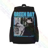 Green Band Large Capacity Backpack Schoolbag 3d Printing