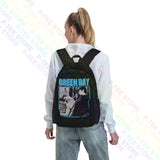 Green Band Large Capacity Backpack Schoolbag 3d Printing