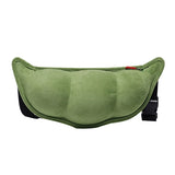 Green Funny Maodou One Shoulder Cross Body Waist Chest Bag