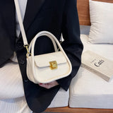 Green Female Shoulder Bag Pu Leather Crossbody Small Flap Messenger