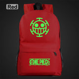 Green Luminous Cartoon One Piece Boy Girl School Bag Women Bag Pack