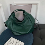Green Shoulder Bags Women's Shopper Tote Bags Large Capacity