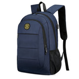 Men's Grey Laptop Backpack 15.6 inch Business Travel Bag