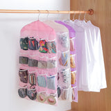 Grid Foldable Wardrobe Wall Door Hanging Organizer