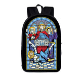 Grim Reaper Skull School Backpack Teenagers Boys Girls Punk Women Daily Bagpack