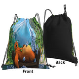 Grizzy And The Lemmings 2 Backpacks Cord Bag Women'S Bags Bag Bags Women Pouch D