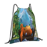 Grizzy And The Lemmings 2 Backpacks Cord Bag Women'S Bags Bag Bags Women Pouch D