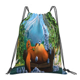Grizzy And The Lemmings 2 Backpacks Cord Bag Women'S Bags Bag Bags Women Pouch D