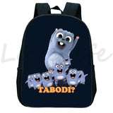 Grizzy And The Lemmings Kindergarten Backpack Girls Boys Bookbag