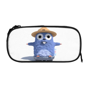 Grizzy Lemmings Pen Box Student School Anime Zipper Pen Bag