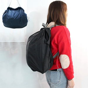 Eco Friendly Grocery Backpack Foldable Bag