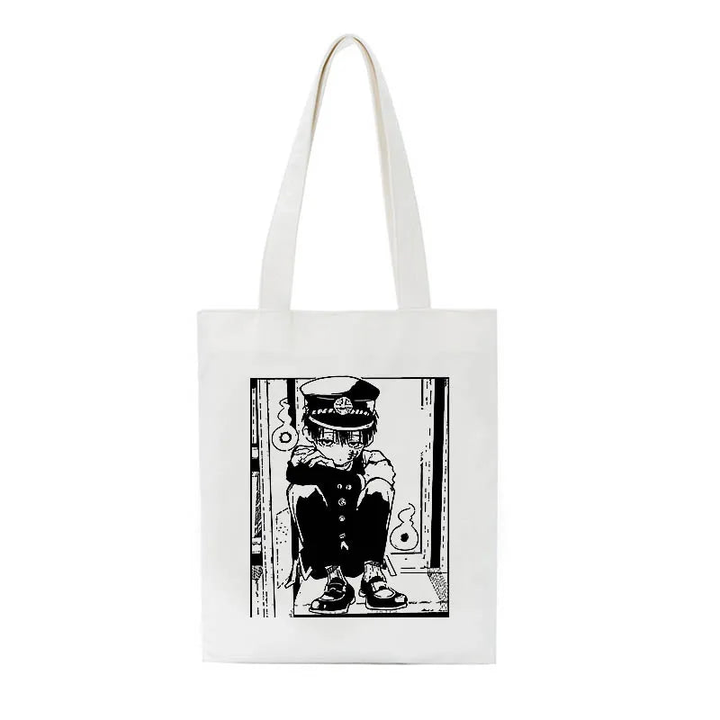 Hanako-kun Canvas Shopper Bag Harajuku Punk Shoulder Bag