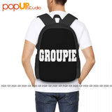 Hot Art Print Groupie Backpack Large Capacity Travel Bag