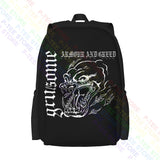 Gruesome Armour And Greed Japanese Oi! Skinhead Music Backpack
