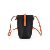 100% Leather Mobile Phone Bag Mini Messenger Bag Women Casual Style
