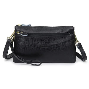 Guaranteed Leather Women's Messenger Bag Larger Capacity Women Handbag