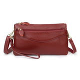 Guaranteed Leather Women's Messenger Bag Larger Capacity Women Handbag