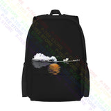 Guitar Lake Shadow Lover Papillion Dog Backpack