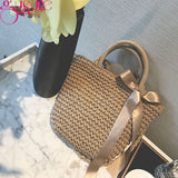 Bohemian Straw Beach Handbag Summer Shoulder Bag