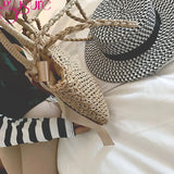 Bohemian Straw Beach Handbag Summer Shoulder Bag