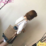 Bohemian Straw Beach Handbag Summer Shoulder Bag