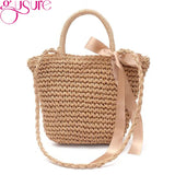 Bohemian Straw Beach Handbag Summer Shoulder Bag