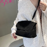 Matte Leather Shopper Tote Women Handbag Large Capacity Shoulder Bag