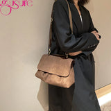 Matte Leather Shopper Tote Women Handbag Large Capacity Shoulder Bag