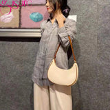 Large Capacity Crossbody Bag PU Leather Shoulder Hobo Bag