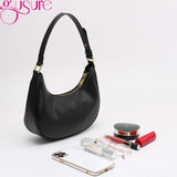 Large Capacity Crossbody Bag PU Leather Shoulder Hobo Bag