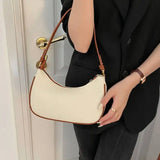 Large Capacity Crossbody Bag PU Leather Shoulder Hobo Bag