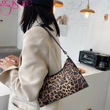 Leopard Pattern Shoulder Women Bag Hand Bag Personality Wild