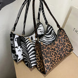 Leopard Pattern Shoulder Women Bag Hand Bag Personality Wild