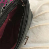 Quilted Shoulder Bag Chain Crossbody Large Capacity Handbag Solid Messenger