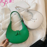 Armpit Shoulder Bag Moon Travel Shopper Totes Women PU Leather Hobo Bag