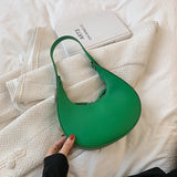 Armpit Shoulder Bag Moon Travel Shopper Totes Women PU Leather Hobo Bag