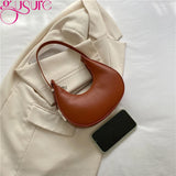 Armpit Shoulder Bag Small Travel Totes Women PU Leather Hobo Bag